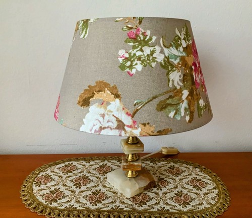 Onyx tischlampe mit - onyx,