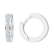 Creolen diamanten brillant - creolen,