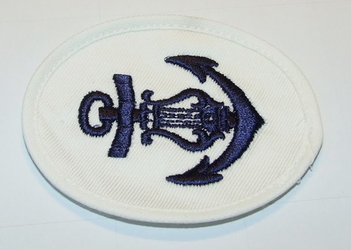 Nva volksmarine sleeve badge - nva,