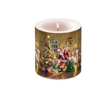 Kerze Weihnachtsgeschenke Weihnachtsmann Weihnachtsbaum Tischdeko Kamin