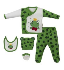 Baby Kleidung Set FROSCH