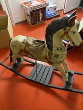 Sehr altes Schaukelpferd antik