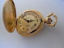 Kleine Taschenuhr Ermex Swiss 17 Jewels Handaufzug läuft