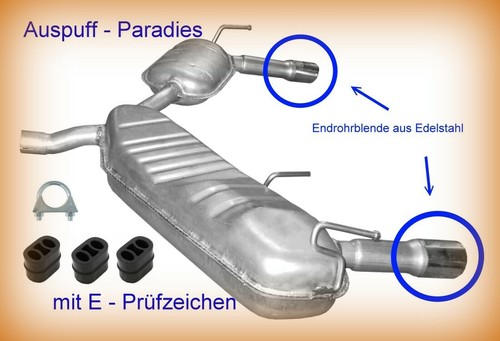 Endschalldämpfer für opel - endschalldämpfer,
