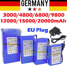 DC 12V MAX 24W 3000 9800 20000mAh Tragbare Wiederaufladbare Lithium Ionen Akku