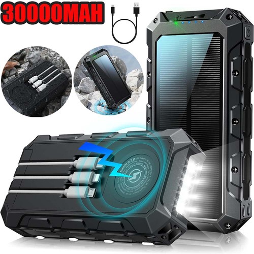 30000mah solar power bank - solar,
