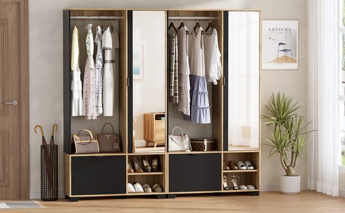 Kleiderschrank mit spiegel - kleiderschrank,