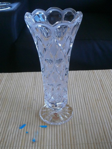 Bleikristallvase marke - marke, "