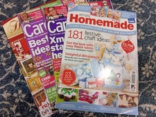 4x Christmas Themed Crafting Magazines