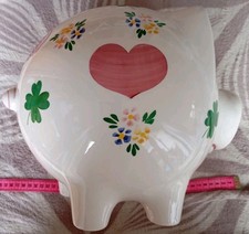 Sparschwein Spardose Einzelstück Porzellan Vitrinenstück