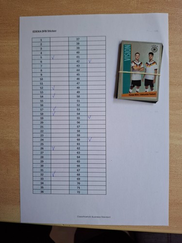 Edeka sammelkarten fußball - edeka,