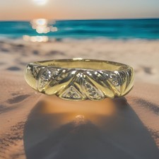 Ring Damenring 56 (17,8 mm Ø) 333/8k Gold mit Diamant 0,005ct