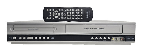 Dvd player vhs philips dvp3350 - player,