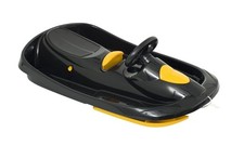 Hamax Sno Action Schlitten, schwarz Bobschlitten Lenkbob Rennrodel Rennschlitten