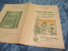 Deutsche Haus - Orgel  , Werbung , Vintage  Reklame , N 122  Antik  /   Rarität