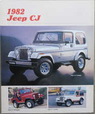 1982 Jeep CJ-5 & CJ-7 USA