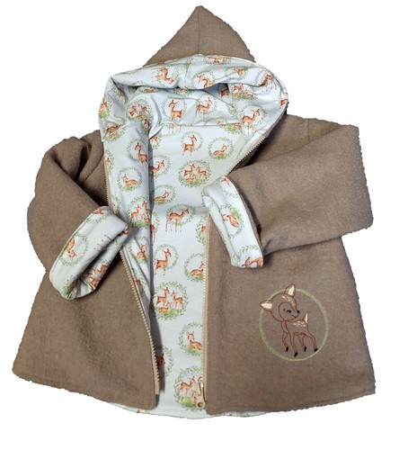 Wollwalkjacke jacke reh bambi - jacke,