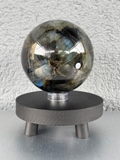 Labradorit Kugel (ca. 1987g, ca. 11cm) ohne Halter/ohne Deko