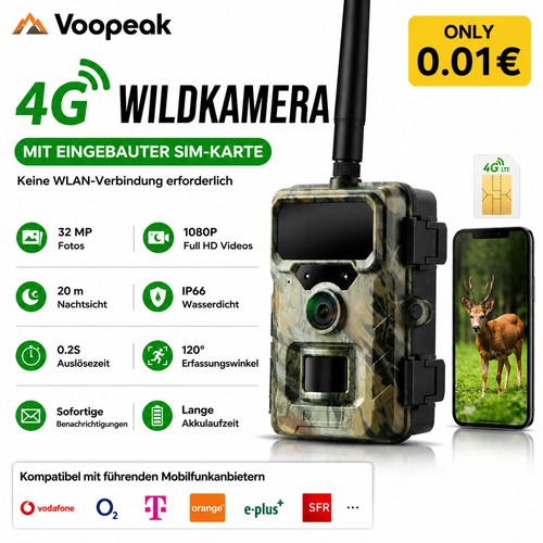 Voopeak 1080p 32mp - voopeak, lte