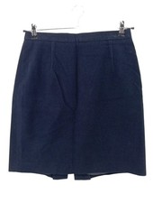 WINDSOR Wollrock Damen Rock Gr. DE 40 blau Elegant