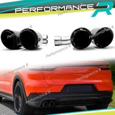 Schwarz Glanz Auspuffblenden