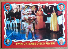 1979 Buck Rogers Karte 57 TWIKI FÄNGT DISCO FEVER. Gratis neuer Toplader.