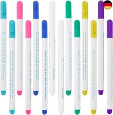 14Stück Markierstifte Wasserlöslicher Stift für Stoff, 7Farbe Trickmarker Ve