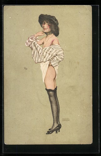 Künstler raphael kirchner - künstler-ak,