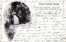 Perlen deutsche Poesie alte AK