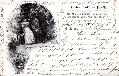 Perlen deutsche poesie alte - poesie, ak