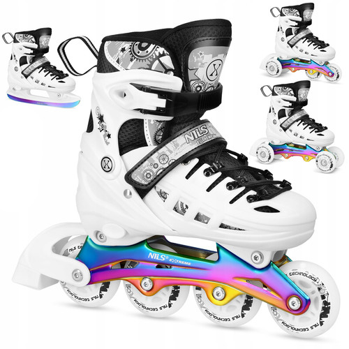 Inlineskates 4in1 led kinder - inlineskates,