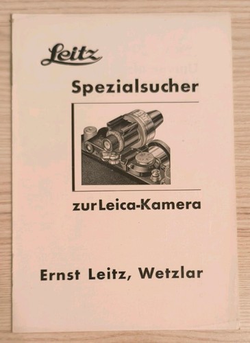 Leitz leica spezialsucher - -,