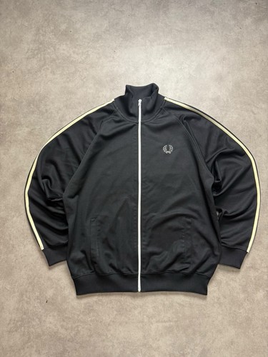 Fred perry trackjacket schwarz - perry,