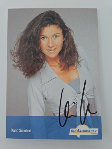 Karin schubert autogramm - schubert,
