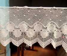 Hochwertige Scheibengardine