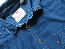 Levi's Jeans Hemd Gr. XL Original Vintage Denim ! Logo-geprägte Metall Knöpfe !