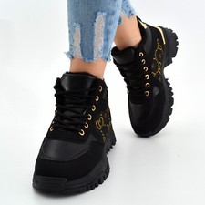 Damen schuhe sneaker schwarz - sneaker,