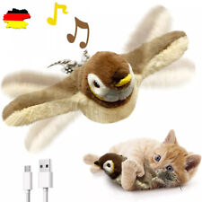 Interaktives Katzenspielzeug wiederaufladbarer fliegender Vogel Katzenspielzeug