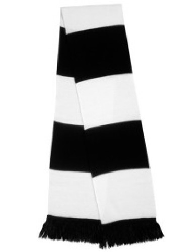 Sommerschal schwarz weiß - schwarz,