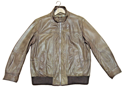 Trapper herren leder jacke - herren, jacke/