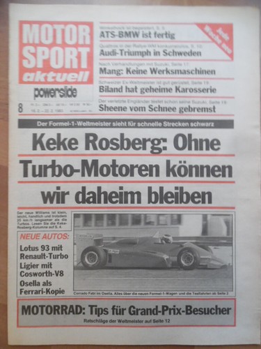 Motor sport aktuell 1983 - motor, 8