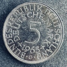 5 Mark 1965 G BRD Silberadler