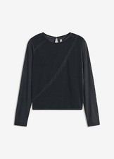 Samtshirt 42 schwarz - samtshirt,