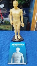 G468/ chinesisches Akupunktur Modell Kunststoff/  Lehrbuch und Atlas Akupunktur 