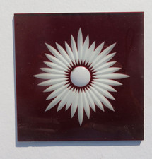 Buntglasecke (Überfangglas)