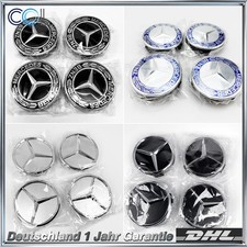 4x Nabendeckel für MERCEDES BENZ Nabendeckel Radnaben Nabenkappen 75mm