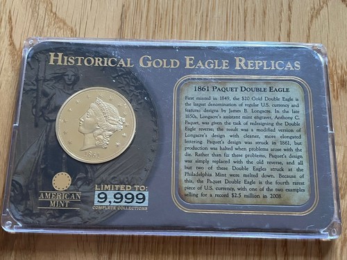 Medaille gold eagle - medaille,