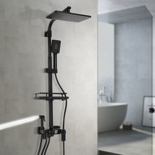 Edelstahl duschset regendusche - edelstahl,