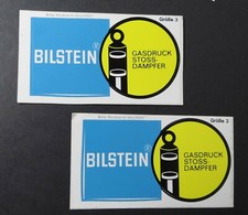 2x Werbe-Aufkleber Bilstein