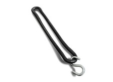 10 Gummi Spannring mit S-Haken